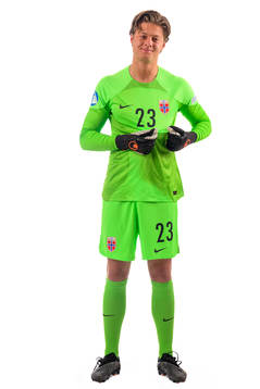 Goalkeeper Rasmus Sandberg of the norwegian under-21