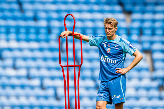 Martin Ødegaard of the Norwegian national football team