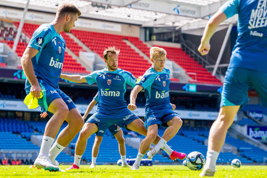 Bård Finne and Birger Meling of the Norwegian national