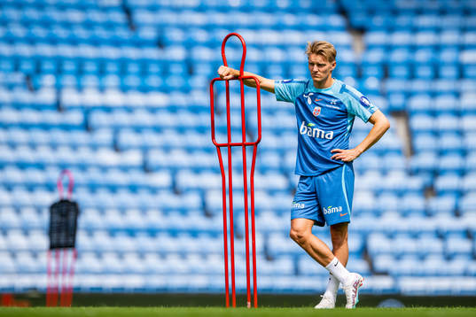 Martin Ødegaard of the Norwegian national football team