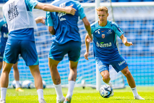 Martin Ødegaard of the Norwegian national football team