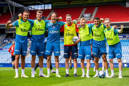 Stian Gregersen, Alexander Sørloth, goalkeeper Ørjan
