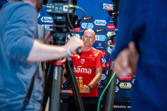 Ståle Solbakken, head coach of the Norwegian national