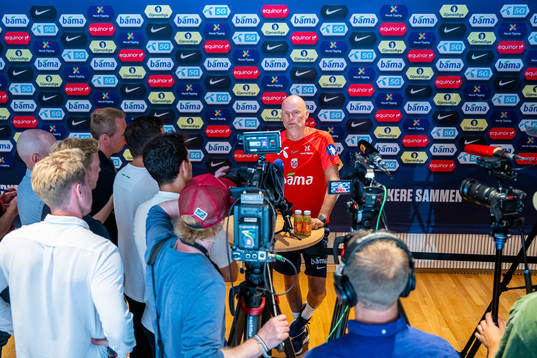 Ståle Solbakken, head coach of the Norwegian national