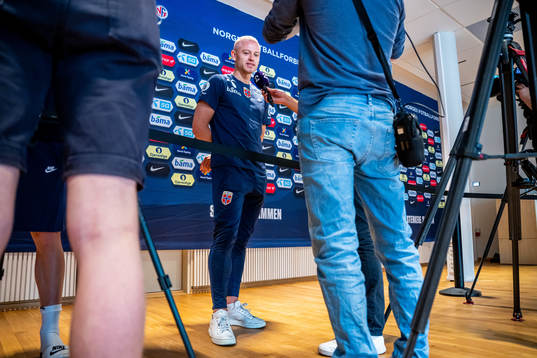 Julian Ryerson of the Norwegian national football team