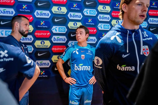 Kristoffer Velde and Patrick Berg of the Norwegian national