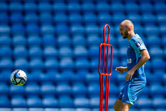 Fredrik Aursnes of the Norwegian national football team
