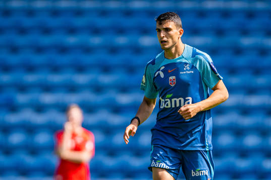 Mohamed Elyounoussi of the Norwegian national football team