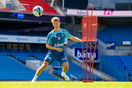 Martin Ødegaard of the Norwegian national football team