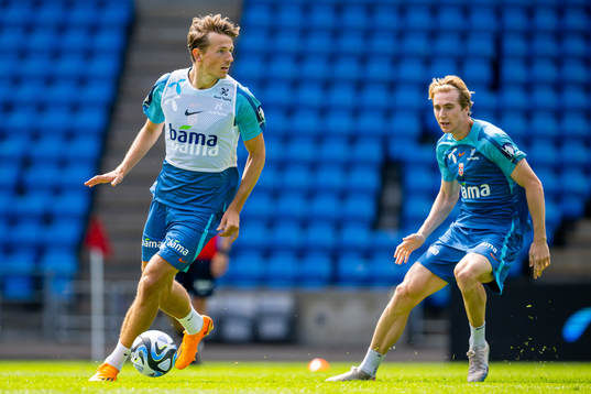 Sander Berge of the Norwegian national football team