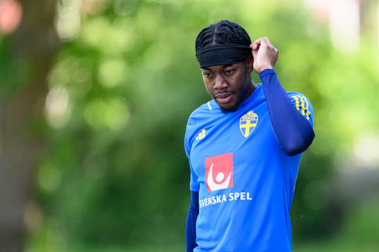 Anthony Elanga of the Swedish national football team