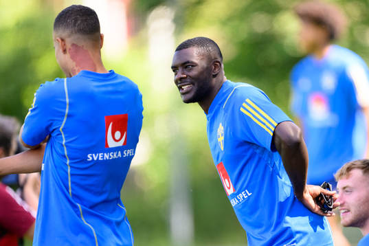Ken Sema of the Swedish national football team
