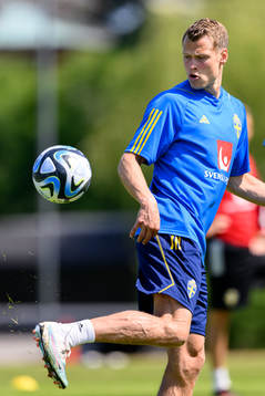Viktor Claesson of the Swedish national football team