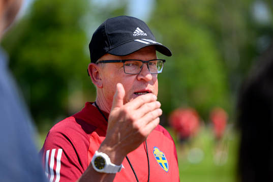 Head coach Janne Andersson of the Swedish national football