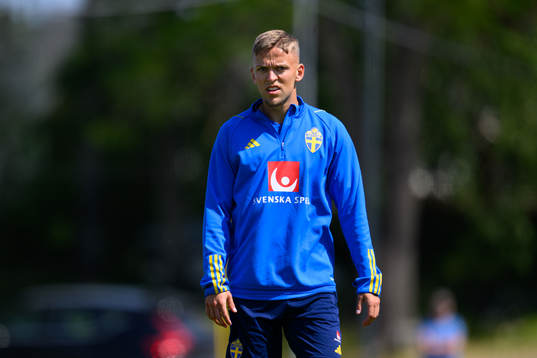 Jesper Karlsson of the Swedish national football team