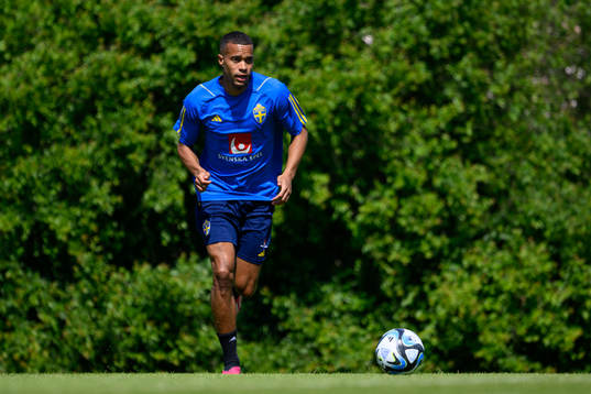 Robin Quaison of the Swedish national football team