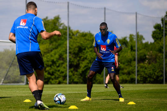 Ken Sema of the Swedish national football team