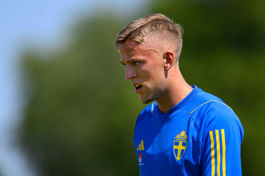 Jesper Karlsson of the Swedish national football team