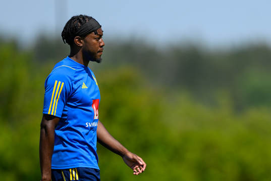 Anthony Elanga of the Swedish national football team