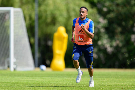 Martin Olsson of the Swedish national football team