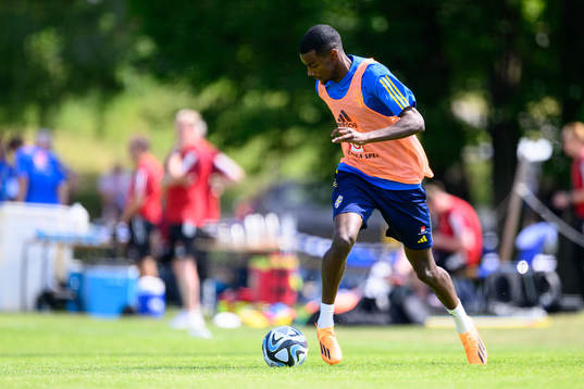 Alexander Isak of the Swedish national football team