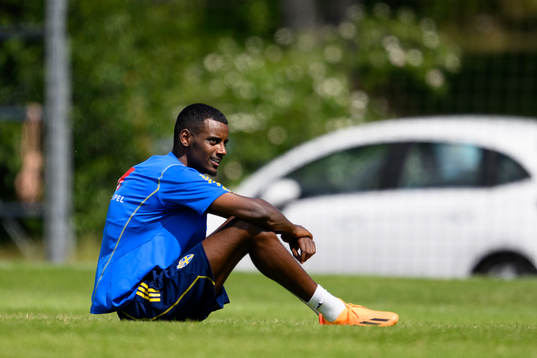 Alexander Isak of the Swedish national football team