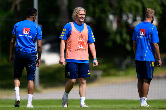 Emil Forsberg of the Swedish national football team