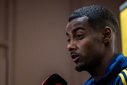 Alexander Isak of the Swedish national football team in