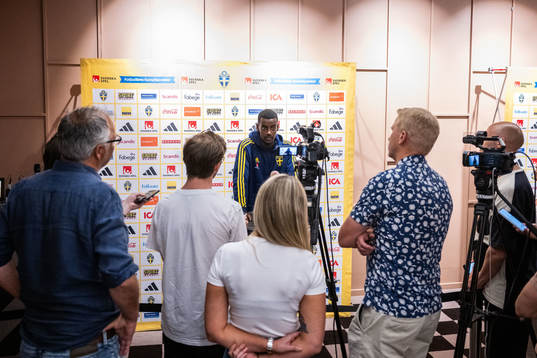 Alexander Isak of the Swedish national football team in