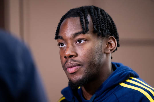 Anthony Elanga of the Swedish national football team in