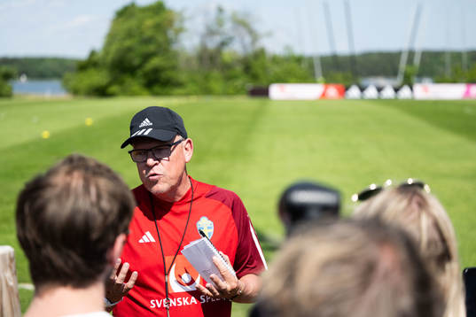 Janne Andersson, head coach of the Swedish national
