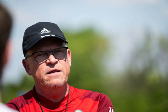 Janne Andersson, head coach of the Swedish national