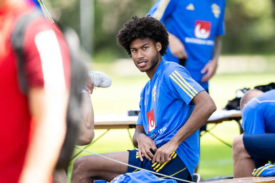 Jens Cajuste of the Swedish national football team