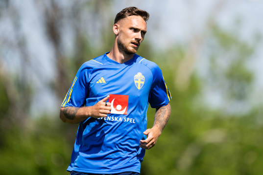 Linus Wahlqvist Egnell of the Swedish national football team