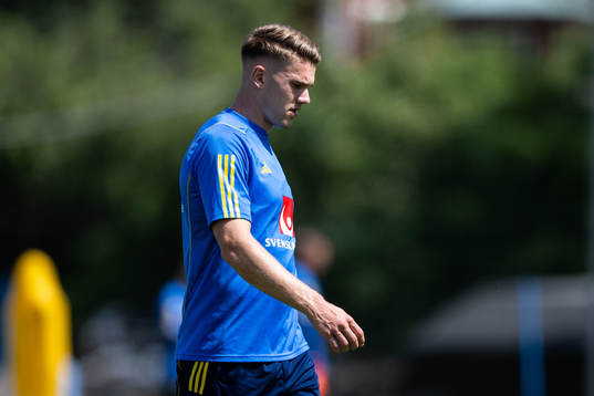 Viktor Gyökeres of the Swedish national football team