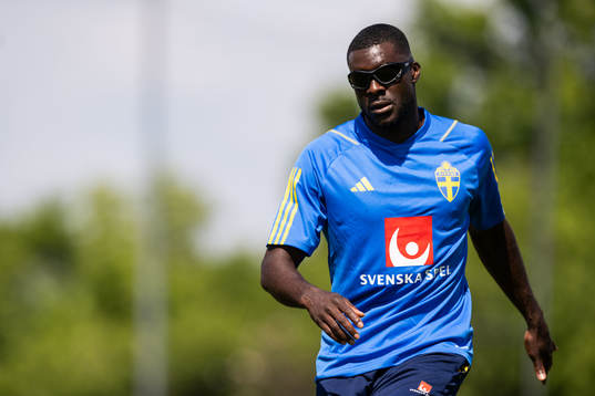 Ken Sema of the Swedish national football team