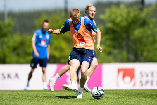 Hugo Larsson of the Swedish national football team