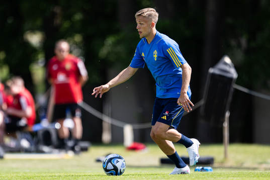 Jesper Karlsson of the Swedish national football team