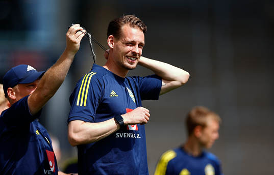 Sweden's national team U21 captain Daniel Bäckström