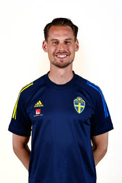 Sweden's national U21 team captain Daniel Bäckström