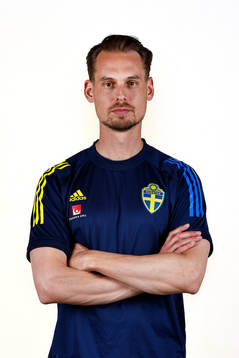 Sweden's national U21 team captain Daniel Bäckström