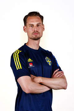 Sweden's national U21 team captain Daniel Bäckström