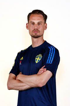 Sweden's national U21 team captain Daniel Bäckström