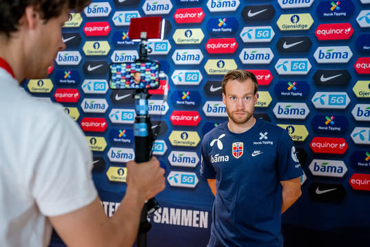 Bård Finne of the Norwegian national football team