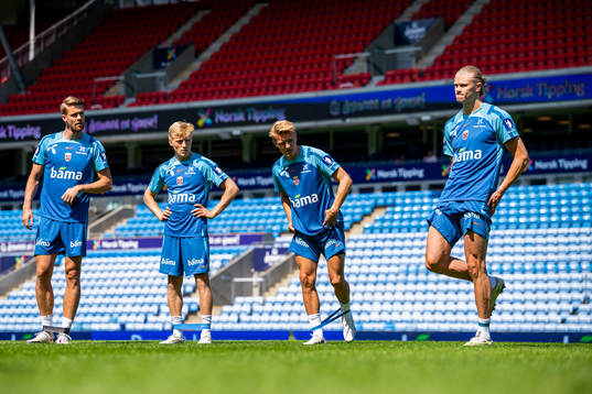 Kristoffer Ajer, Birger Meling, Martin Ødegaard and Erling