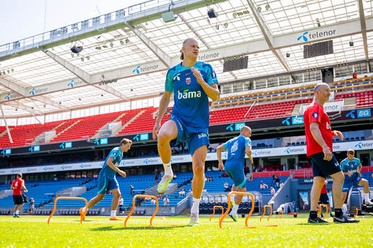 Erling Braut Haaland of the Norwegian national football team