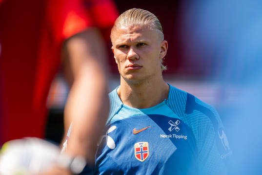 Erling Braut Haaland of the Norwegian national football team
