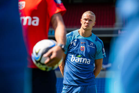 Erling Braut Haaland of the Norwegian national football team