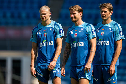 Erling Braut Haaland, Stefan Strandberg and Sander Berge of