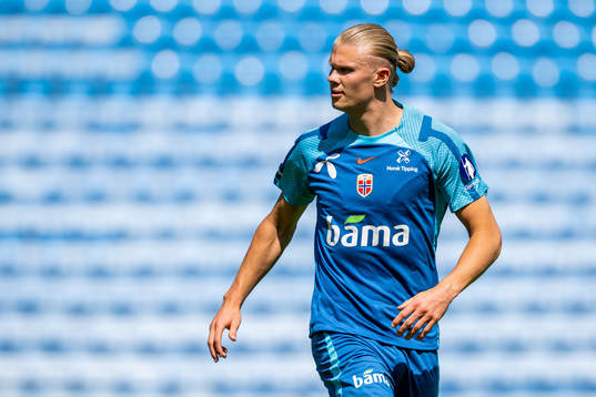Erling Braut Haaland of the Norwegian national football team